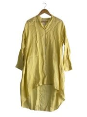 画像：シャツワンピース/FREE/リネン/YLW/BEZ1002104A0009//