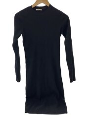 画像：長袖ワンピース/FREE/コットン/BLK/無地/41-109-11-020227