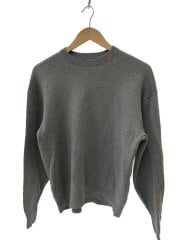 画像：ニット・セーター(薄手)/S/コットン/GRY/無地/59-02-94-02003