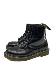 画像：レースアップブーツ/UK7/BLK/レザー/10072