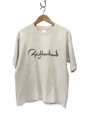 画像：Tシャツ/L/コットン/WHT/無地