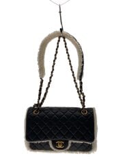 画像：ショルダーバッグ/レザー/BLK