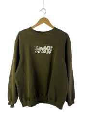 画像：スウェット/L/コットン/GRN/無地