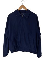 画像：ブルゾン/L/ポリエステル/NVY/無地