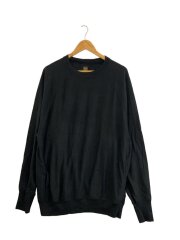 画像：長袖Tシャツ/3/リネン/BLK/bn-26sm-052//