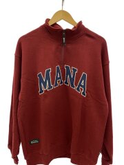 画像：CASCADE HALF ZIP/スウェット/M/コットン/RED/792-3232005