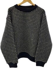 画像：L.L.Bean/ニット・セーター(厚手)/L/ウール/BLK/01751/バーズアイ/ノルウェー製