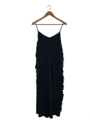 画像：ノースリーブワンピース/--/--/BLK/無地