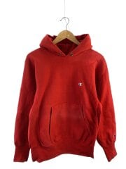 画像：パーカー/M/コットン/RED/無地