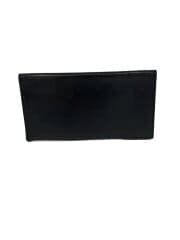 画像：長財布/レザー/BLK/無地/メンズ