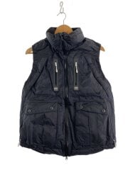 画像：ベスト/M/--/BLK/無地