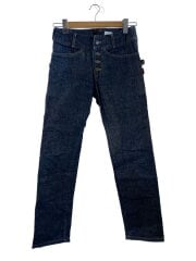 画像：立体裁断デニムパンツ/2/コットン/IDG/IH136-74508AA