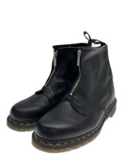 画像：フロントジップ/ジップアップブーツ/US11/BLK/レザー/1460FZ//