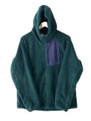 画像：EVRT HOODIE/フリースジャケット/L/ポリエステル/GRN/862746-375//