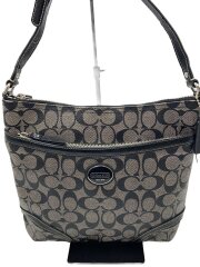 画像：ショルダーバッグ/レザー/BLK/総柄