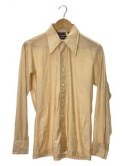 画像：Qiana/長袖シャツ/S/ナイロン/BEG/無地