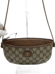 画像：ショルダーバッグ/レザー/BRW/総柄