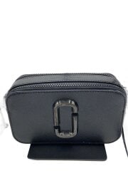 画像：ショルダーバッグ/レザー/BLK/無地/M0014867