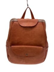 画像：リュック/レザー/RED