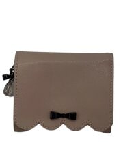 画像：3つ折り財布/レザー/PNK/レディース