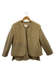 画像：3wayボア×キルティングジャケット/--/ナイロン/BEG/無地/1625-199-4650