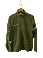 画像：フリースジャケット/L/ポリエステル/KHK/無地/1014-06590