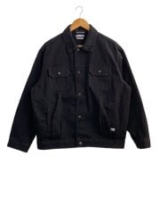 画像：HEAVY WEIGHT TWILL TRUCKER DENIM JACKET/Gジャン/L/デニム/BLK//