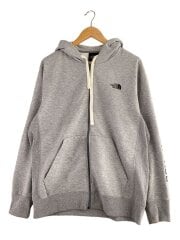 画像：SWEAT FULLZIP HOODIE_スウェット フルジップフーディ/XL/コットン/GRY/無地//