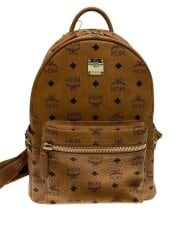 画像：S Stark SideStuds BackPack/レザー/CML/総柄/MMKEAVE15CO001//