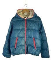 画像：ダウンジャケット/46/ナイロン/BLU/無地/U.255.00.-1001R