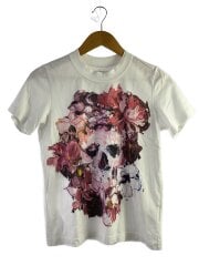 画像：Tシャツ/M/コットン/WHT/プリント/XE-T003