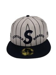 画像：×NEW ERA/25SS/Homerun S Logo New Era Stripe/3/8/ポリエステル/WHT