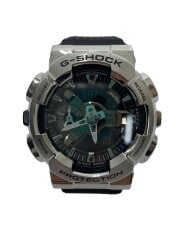 画像：クォーツ腕時計_G-SHOCK/アナログ/ステンレス/BLK/BLK