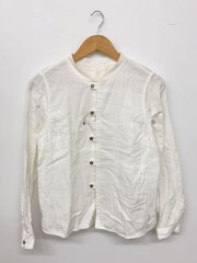 画像：長袖シャツ/3/コットン/WHT/無地/PFSH-1439A