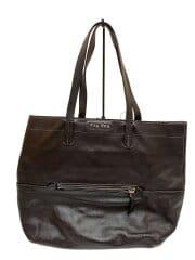 画像：ヴィテロソフト/レザートートバッグ/レザー/BRW/シルバー金具