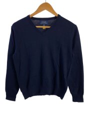 画像：ニット・セーター(薄手)/L/コットン/NVY/CWPOSWEY6820350