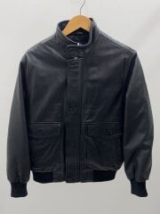 画像：フライトジャケット/S/羊革/BLK/無地