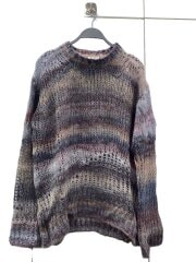 画像：ニット・セーター(厚手)/XS/モヘア/マルチカラー/FN-WN-KNIT000013/透かし編み