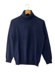 画像：ニット・セーター(厚手)/40/ウール/NVY/無地