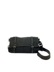 画像：ショルダーバッグ/ナイロン/BLK/無地/破れ・汚れ・ほつれ・スレ有