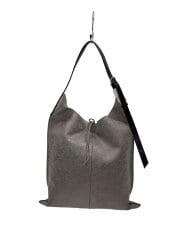 画像：ショルダーバッグ/レザー/SLV/無地