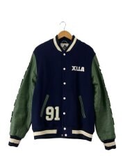 画像：使用感考慮/TUNESQUAD/スタジャン/L/アクリル/NVY/無地/0173507