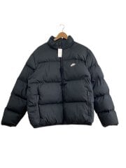 画像：ダウンジャケット/XL/ポリエステル/BLK/無地/HO230409EAG