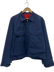 画像：70-80S/ワークジャケット/M/コットン/IDG/無地/USA製