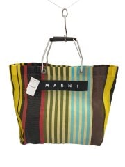 画像：トートバッグ/--/マルチカラー/ストライプ