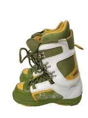 画像：スノーボードブーツ/25.5cm/シューレース/GRN