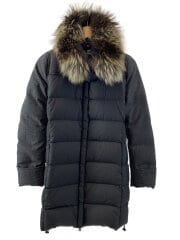 画像：ダウンジャケット/40/ナイロン/BLK/無地/d.4270.00