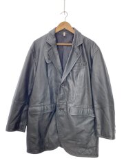 画像：レザージャケット・ブルゾン/1/レザー/BLK/無地/SH-51-C-COW-2