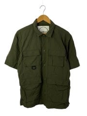 画像：半袖シャツ/M/ナイロン/GRN