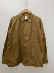 画像：長袖シャツ/L/コットン/KHK/3520700150